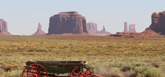 monument valley, cart, utah